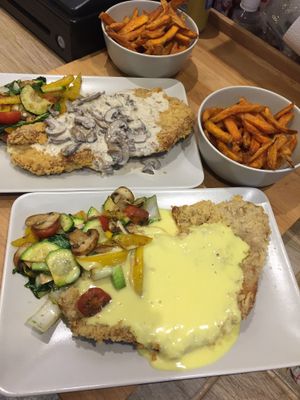 Wochenkarte:Schnitzel at Marla & Mathilda's Genusswerkstatt in Ludenscheid