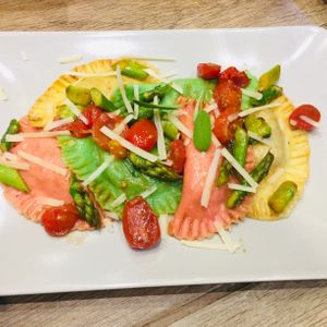 Hausgemachte Ravioli at Marla & Mathilda's Genusswerkstatt in Ludenscheid