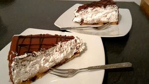 Vegan stracciatella-banana-cake ❤ at Marla & Mathilda's Genusswerkstatt in Ludenscheid