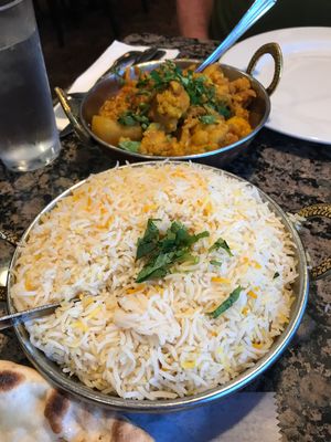 Gobi aloo  at Cafe Bombay in Atlanta