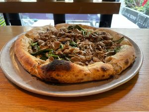 Mushroom and Truffle Pizza at Double Zero in New York City