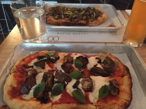 Pizzas at Double Zero in New York City