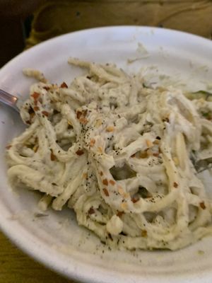 Vegan Cacio E Pepe  at Double Zero in New York City