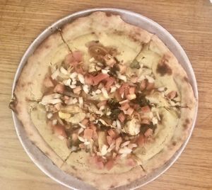 Artichoke pizza!  at Double Zero in New York City