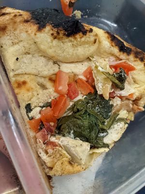 Artichoke pizza...even better the next day. at Double Zero in New York City