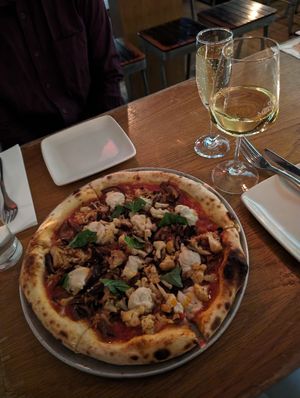 Spicy Arabiatta Pizza at Double Zero in New York City