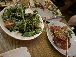 Everyone loved the food (party of three, only one all veg person -me-)   at Double Zero in New York City