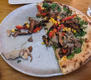 'garden pizza' at Double Zero in New York City