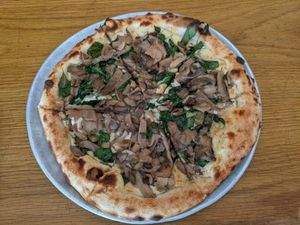 Truffle pizza at Double Zero in New York City