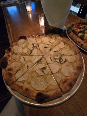 Potato Pizza at Double Zero in New York City