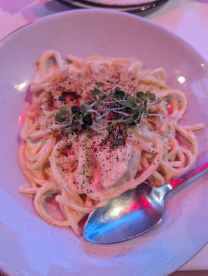 Cacio e pepe at Double Zero in New York City