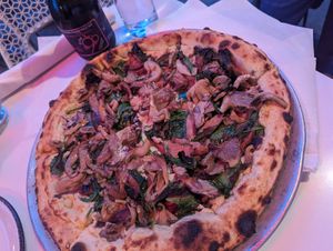 Mushroom pizza 🍕😍 at Double Zero in New York City