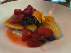 The cheesecake. So good! at Double Zero in New York City