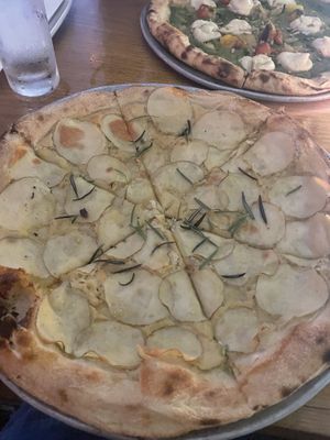 Potato pizza  at Double Zero in New York City