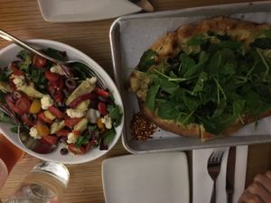 Truffle pizza at Double Zero in New York City