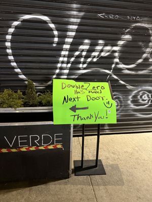   at Double Zero in New York City