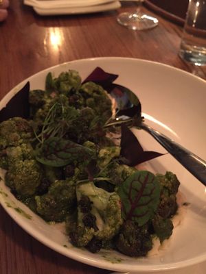 Cauliflower appetizer at Double Zero in New York City