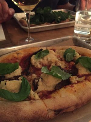 Spicy pizza at Double Zero in New York City