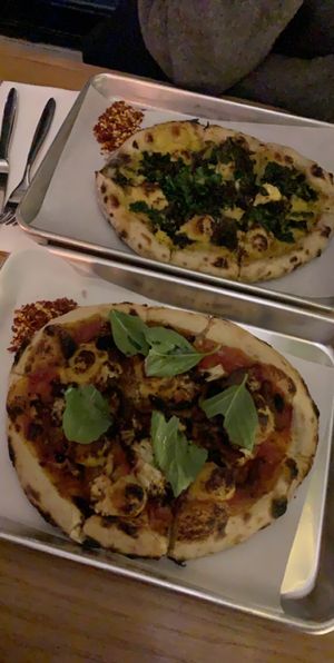 Pizza heaven!  at Double Zero in New York City