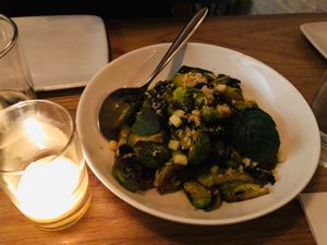 Magic brussel sprouts! at Double Zero in New York City