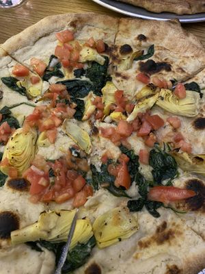 Artichoke pizza at Double Zero in New York City