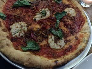 Pepperoni pizza at Double Zero in New York City