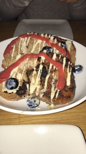 Brunch here was out of this world!!! The French toast was gone fast 😍 at Double Zero in New York City