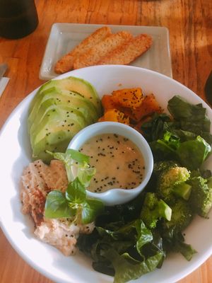 Build your own salad  at ARTillery in Siem Reap