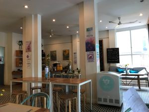 Inside cafe at ARTillery in Siem Reap