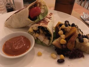 Tofu breakfast burrito at ARTillery in Siem Reap