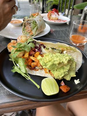 Burritto at Veganerie Concept - Benjasiri Park in Bangkok