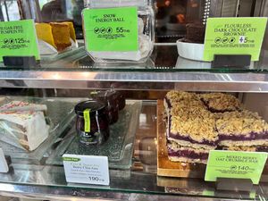 Veganerie - cakes selection at Veganerie Concept - Benjasiri Park in Bangkok