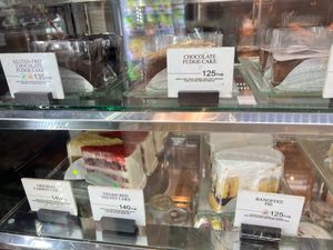 Veganerie - cakes selection at Veganerie Concept - Benjasiri Park in Bangkok