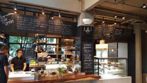 The counter area at Veganerie Concept - Benjasiri Park in Bangkok