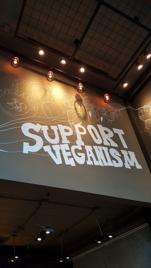 The decor at Veganerie Concept - Benjasiri Park in Bangkok