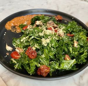Kale salad #Veganuary at Veganerie Concept - Benjasiri Park in Bangkok