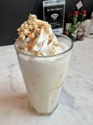 Caramel frappe #Veganuary at Veganerie Concept - Benjasiri Park in Bangkok