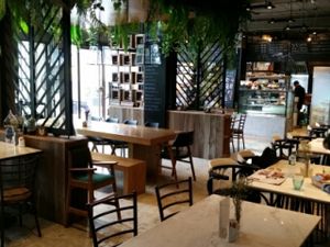 inside at Veganerie Concept - Benjasiri Park in Bangkok