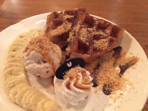waffles  at Veganerie Concept - Benjasiri Park in Bangkok
