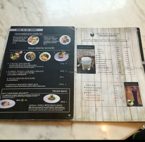 more amazing menu at Veganerie Concept - Benjasiri Park in Bangkok