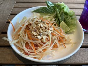 Som Tam  at Veganerie Concept - Benjasiri Park in Bangkok