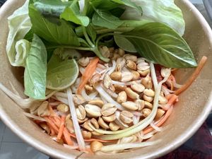 Som Tam (takeaway )  at Veganerie Concept - Benjasiri Park in Bangkok