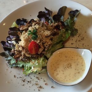 veggie stuffed sweet potato at Veganerie Concept - Benjasiri Park in Bangkok