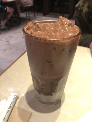 Chocolate shake  at Veganerie Concept - Benjasiri Park in Bangkok