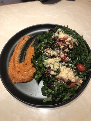 Kale salad  at Veganerie Concept - Benjasiri Park in Bangkok