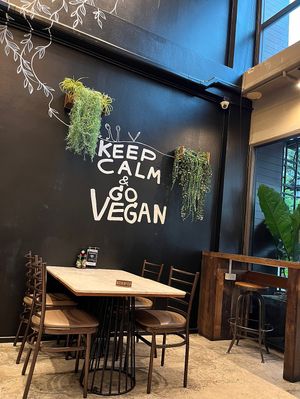 Keep Calm & Go Vegan  at Veganerie Concept - Benjasiri Park in Bangkok