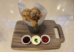 V-Nuggets & Fries combo  at Veganerie Concept - Benjasiri Park in Bangkok