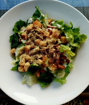 Ceasarsalad #Veganuary at Veganerie Concept - Benjasiri Park in Bangkok