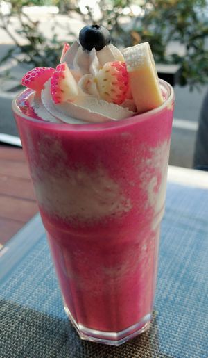 Strawberry dreamy #Veganuary at Veganerie Concept - Benjasiri Park in Bangkok