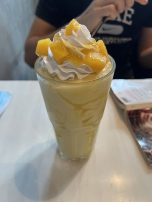 Mango shake  at Veganerie Concept - Benjasiri Park in Bangkok